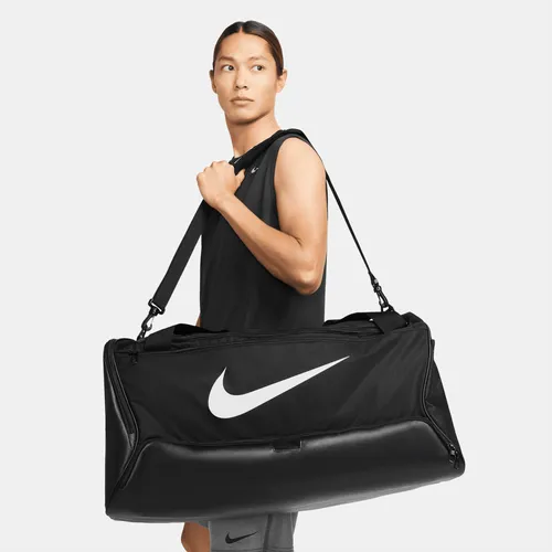 Nike Brasilia 9.5 Training Duffel Bag (Large, 95L) - Black - Polyester