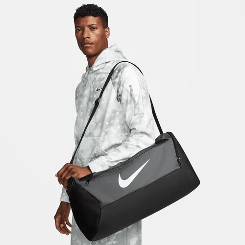 Nike Brasilia 9.5 Training Duffel Bag (Small, 41L) - Grey - Polyester