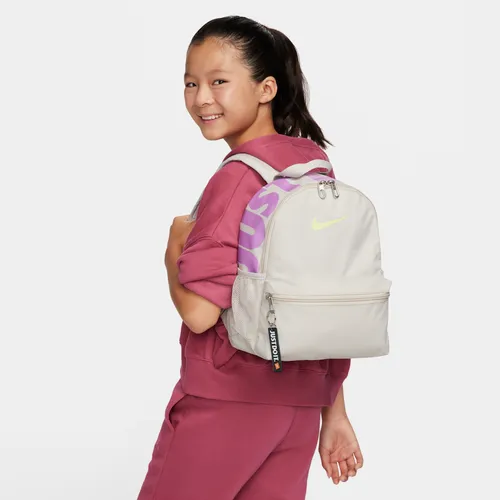 Nike Brasilia JDI Kids' Mini Backpack (11L) - Grey - Polyester