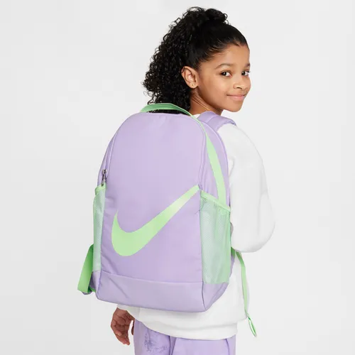 Nike Brasilia Kids' Backpack (18L) - Purple - Polyester