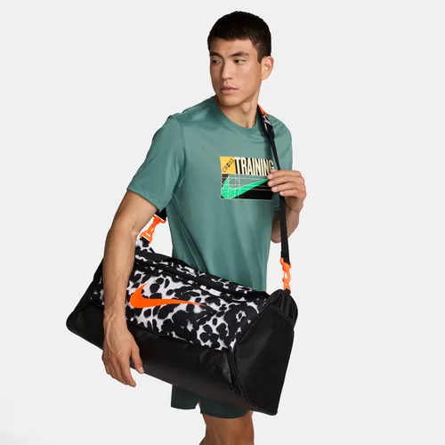 Nike Brasilia Training Duffel Bag (Medium, 60L) - Grey - Polyester