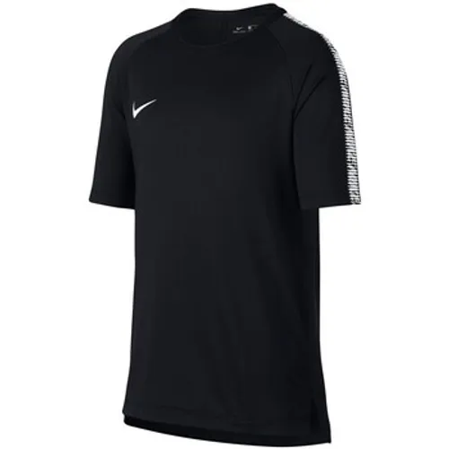 Nike  Breathe Squad Y  boys's Children's T shirt in Black