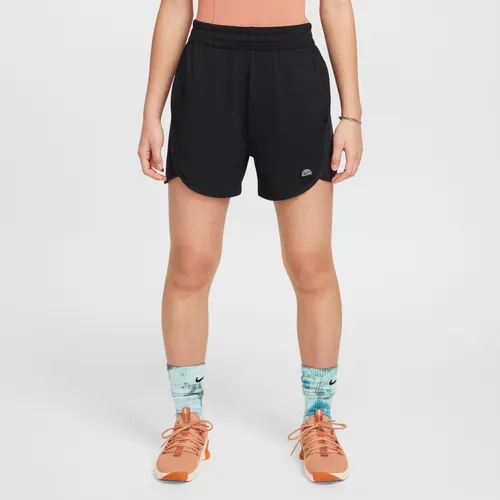 Nike Breezy Girls' Dri-FIT Training Shorts - Black - Polyester