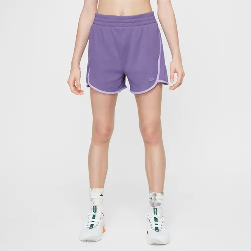 Nike Breezy Girls' Dri-FIT Training Shorts - Purple - Polyester