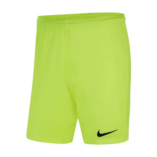 Nike BV6855-702 Dri-FIT Park 3 Shorts Men's Volt/Black Size
