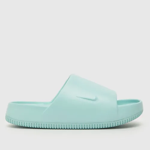 Nike Calm Slide Sandals In Pale Blue