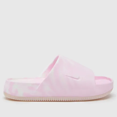 Nike Calm Slide Sandals in Pink