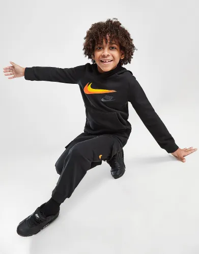 Nike Cargo Overhead Tracksuit Children - Black