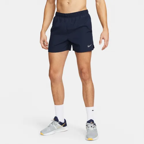 Nike Challenger Men's Dri-FIT 13cm (approx.) Brief-lined Running Shorts - Blue - Polyester