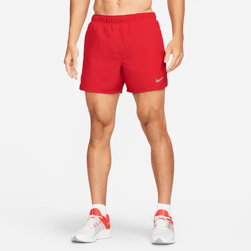 Nike Challenger Men's Dri-FIT 13cm (approx.) Brief-lined Running Shorts - Red - Polyester