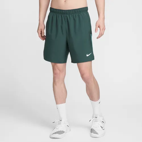 Nike Challenger Men's Dri-FIT 18cm (approx.) 2-in-1 Running Shorts - Green - Polyester