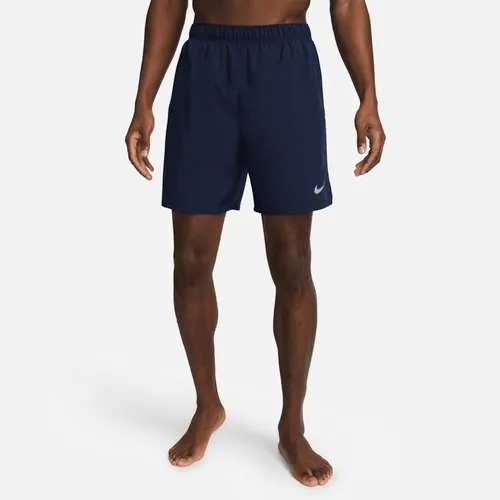 Nike Challenger Men's Dri-FIT 18cm (approx.) Brief-Lined Running Shorts - Blue - Polyester