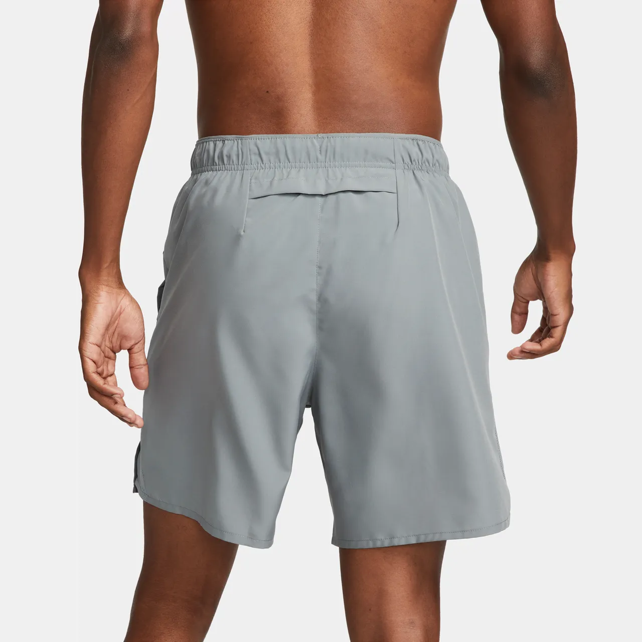 Nike Challenger Men's Dri-FIT 18cm (approx.) Brief-Lined Running Shorts - Grey - Polyester