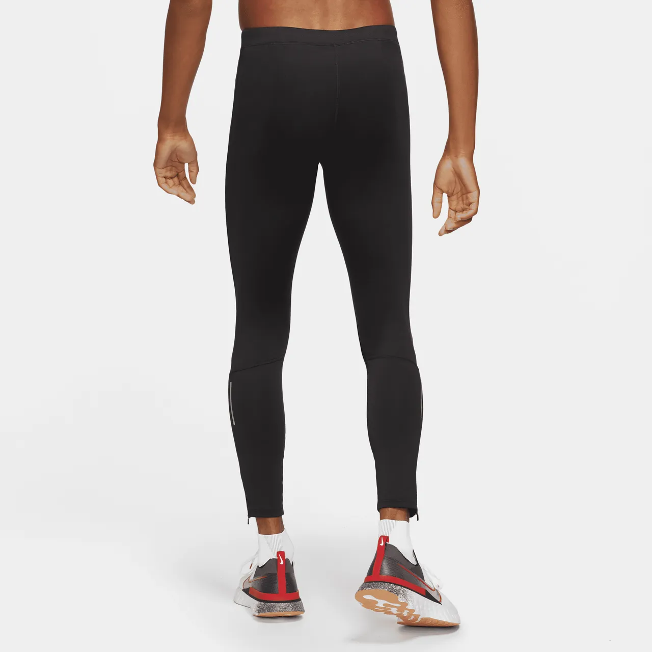 Nike Challenger Men's Dri-FIT Running Tights - Black - Polyester
