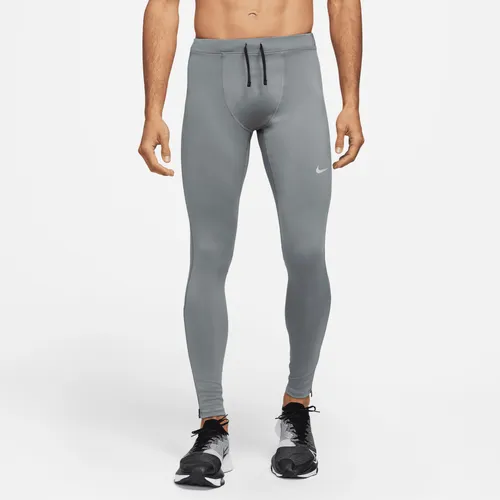 Nike Challenger Men's Dri-FIT Running Tights - Grey - Polyester