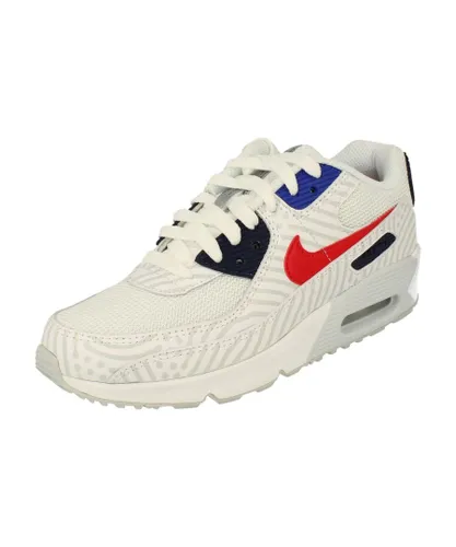 Nike Childrens Unisex Air Max 90 Gs White Trainers