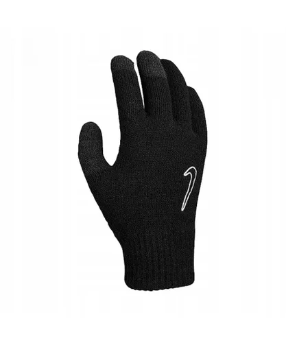 Nike Childrens Unisex Childrens/Kids Knitted Tech Grip Gloves (Black)