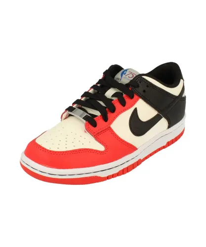 Nike Childrens Unisex Dunk Low Gs White Trainers