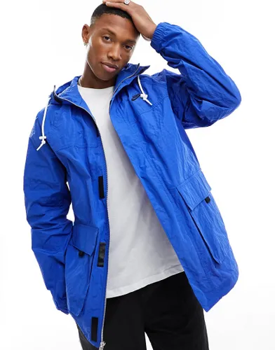 Nike Club bowline jacket in royal blue