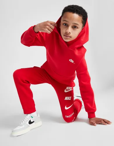 Nike Club Fleece Hoodie Junior - University Red