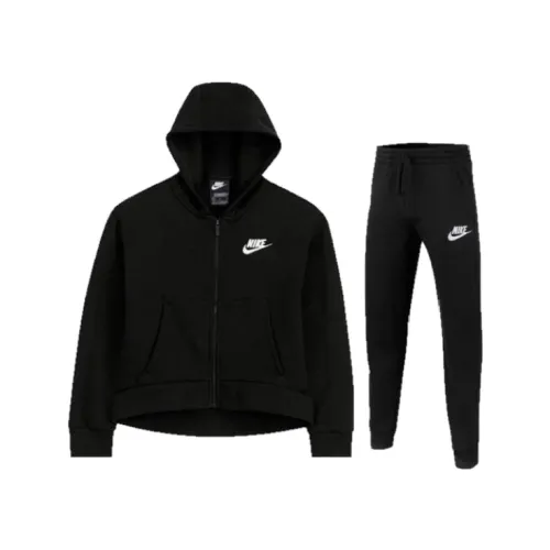 Nike , Club Fleece Sports Set ,Black female, Sizes: 8 Y, 10 Y