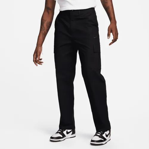Nike Club Men's Cargo Trousers - Black - Cotton