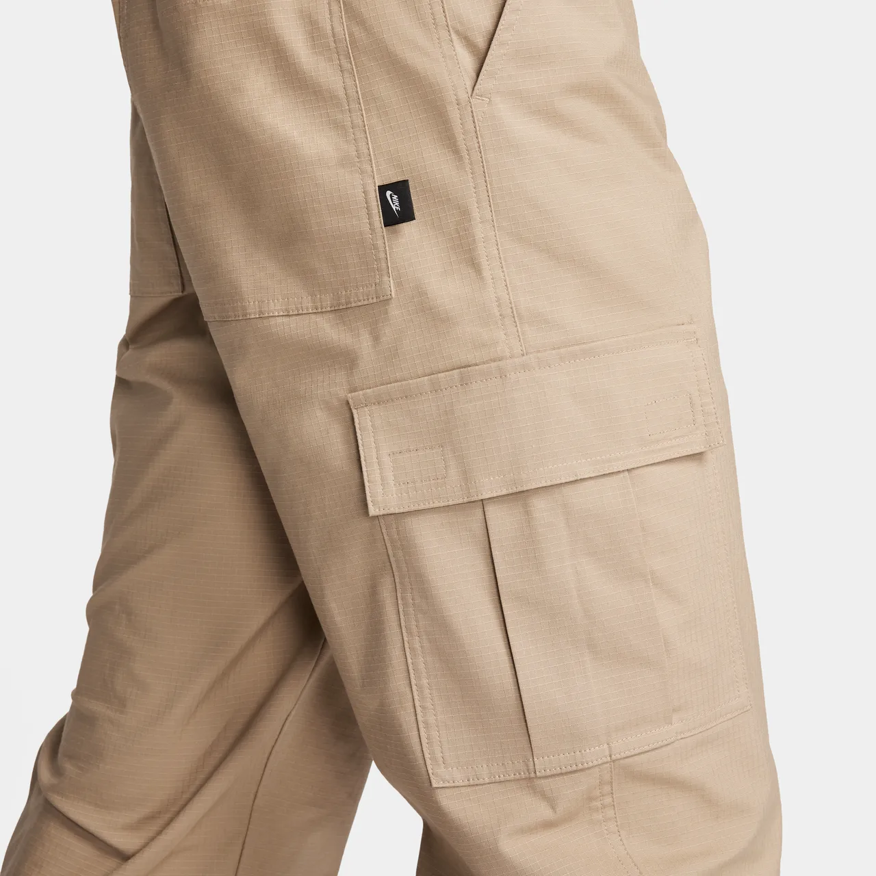 Nike Club Men's Cargo Trousers - Brown - Cotton