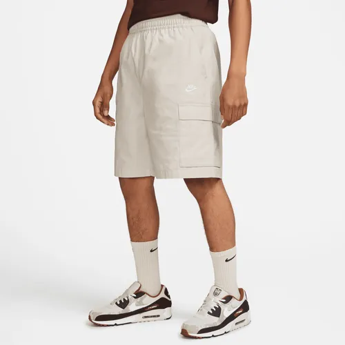 Nike Club Men's Woven Cargo Shorts - Brown - Cotton