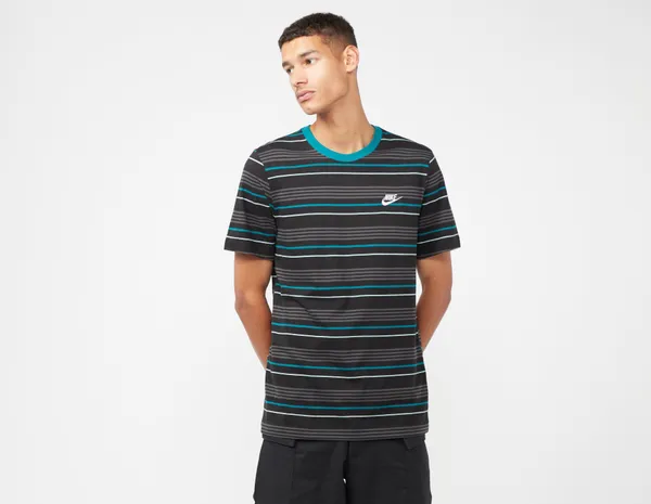 Nike Club Stripe T-Shirt, Black