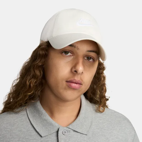Nike Club Unstructured Futura Wash Cap - White - Cotton