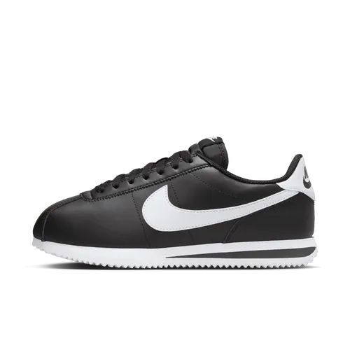 Nike Cortez Leather Women's Shoes - Black - Leather
