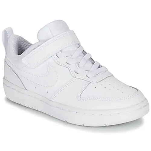 Nike  COURT BOROUGH LOW 2 PS  boys's Children's Shoes (Trainers) in White