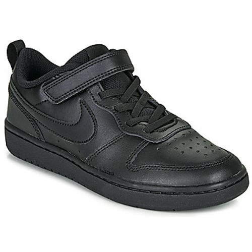 Nike  COURT BOROUGH LOW 2 PS  girls's Shoes (Trainers) in Black