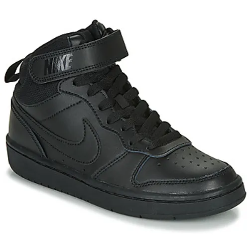 Nike  COURT BOROUGH MID 2 GS  boys's Children's Shoes (High-top Trainers) in Black