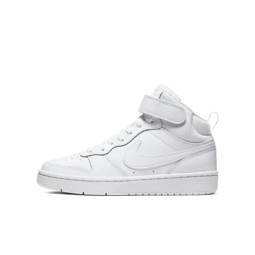 Nike Court Borough Mid 2 Older Kids' Shoes - White - Leather