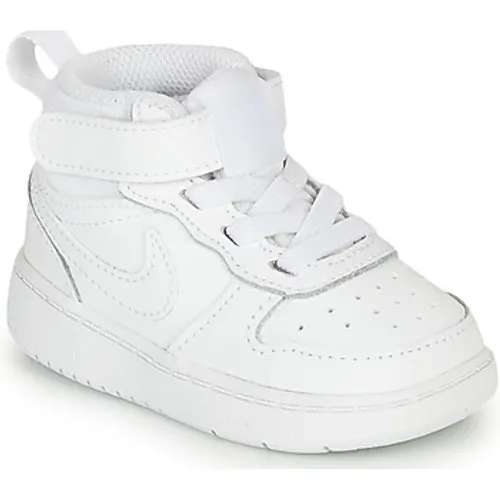 Nike  COURT BOROUGH MID 2 TD  boys's Children's Shoes (Trainers) in White