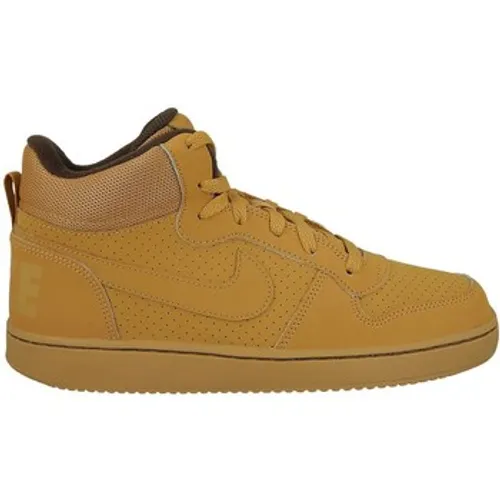 Nike  Court Borough Mid GS  boys's Children's Shoes (High-top Trainers) in Brown