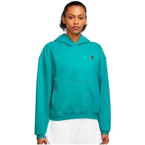 Nike  Court Fleece Tennis Hoodie  women's Sweatshirt in Blue
