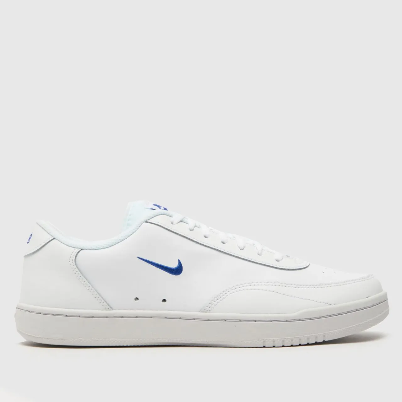 Nike Court Vintage Trainers In White & Blue
