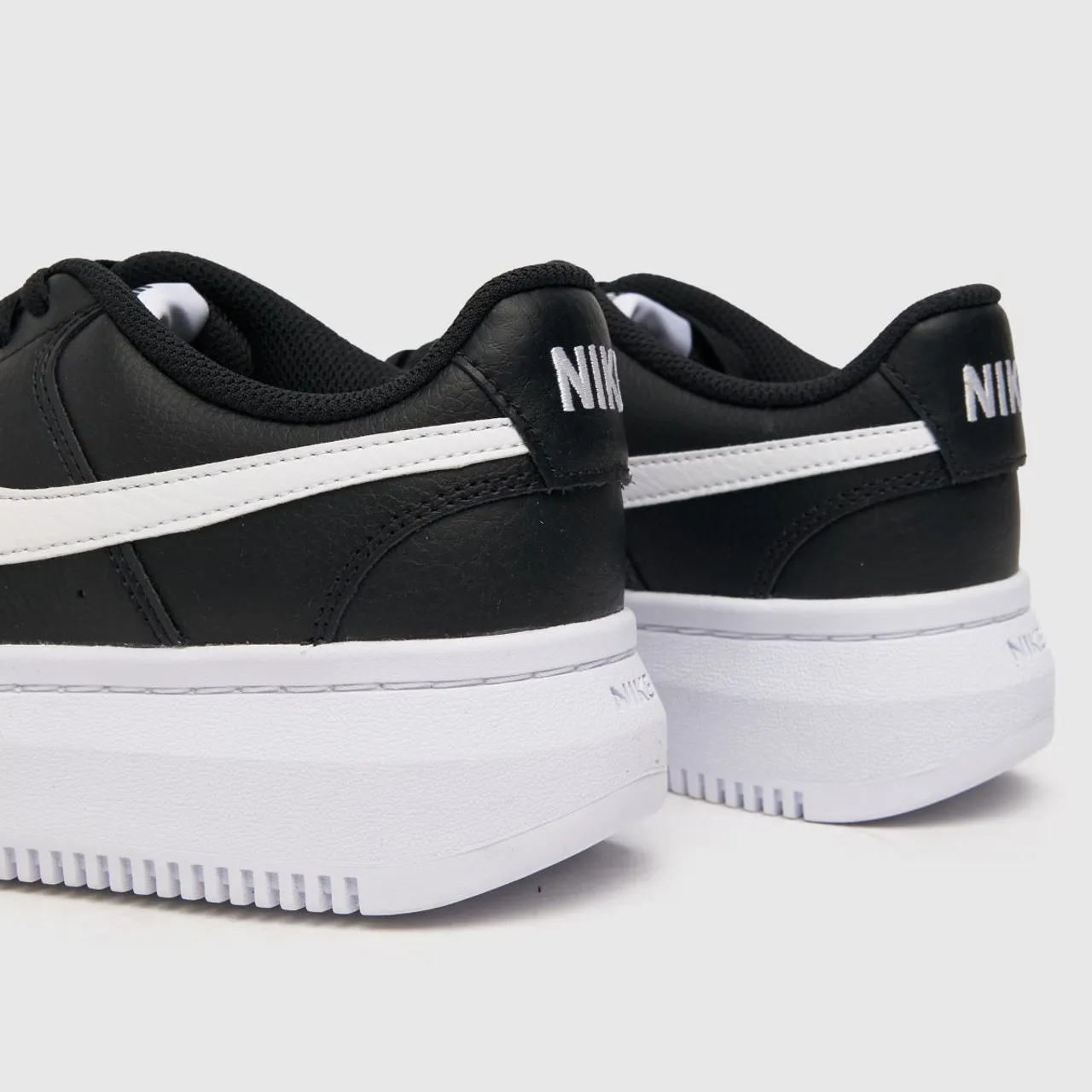 Nike Court Vision Alta Trainers In Black & White