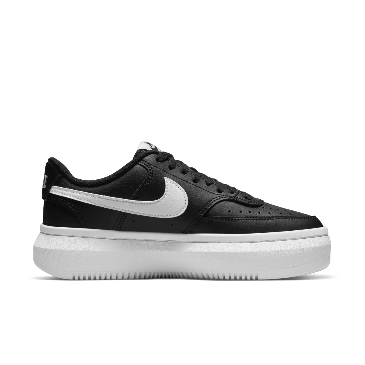 Nike Court Vision Alta Women's Shoes - Black - Leather
