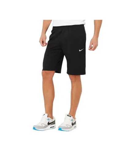 Nike Crusader Mens Jersey Shorts In Black Cotton