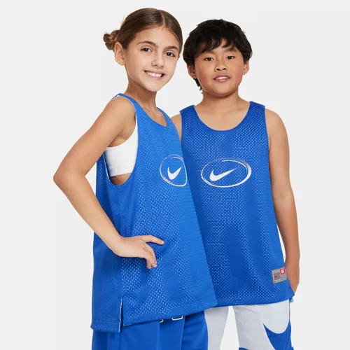 Nike Culture of Basketball Older Kids' Reversible Jersey - Blue - Polyester
