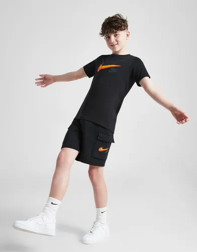 Nike Double Swoosh Cargo Shorts Junior - Black