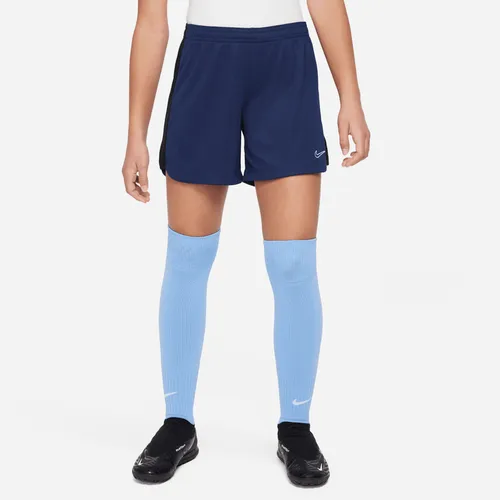 Nike Dri-FIT Academy 23 Older Kids' (Girls') Football Shorts - Blue - Polyester
