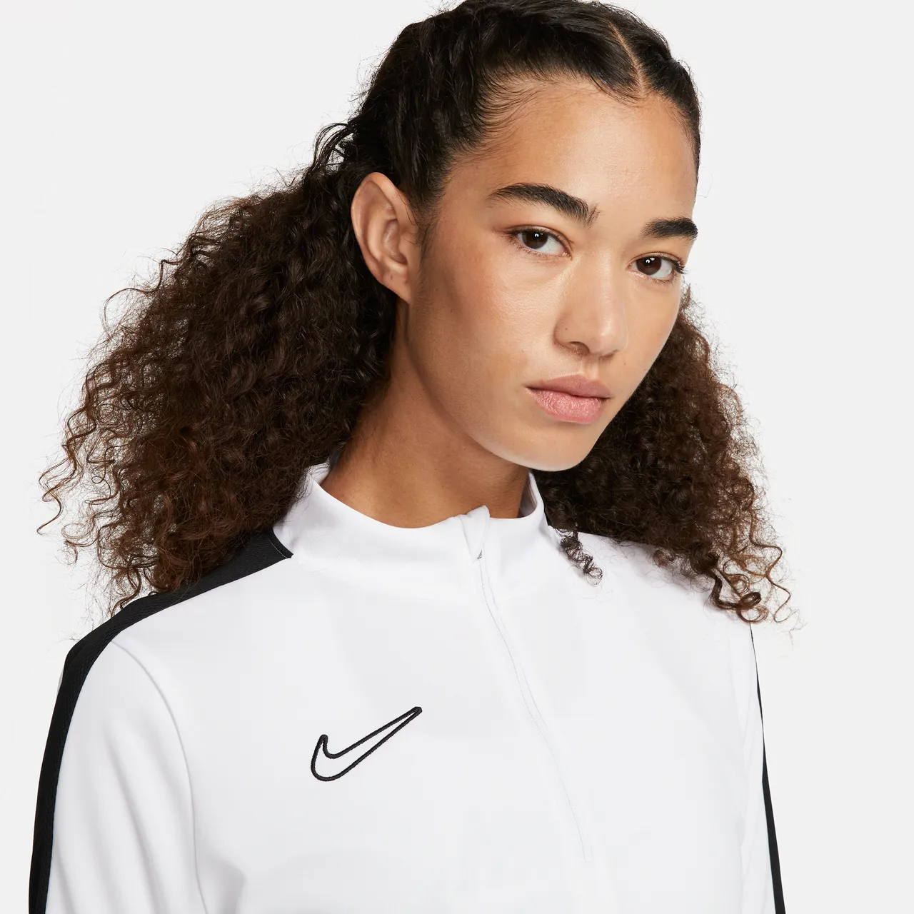 Nike Dri-FIT Academy Women's Football Drill Top - White - Polyester
