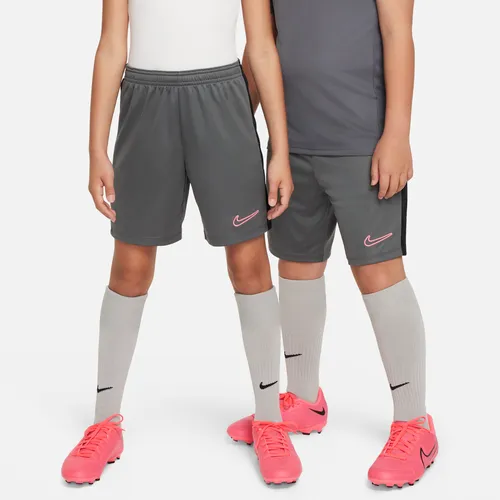 Nike Dri-FIT Academy23 Kids' Football Shorts - Grey - Polyester