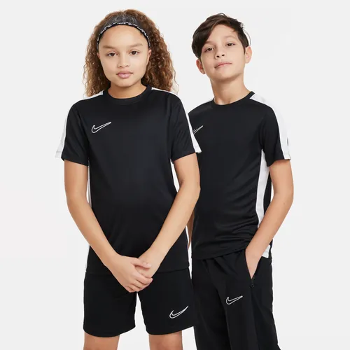 Nike Dri-FIT Academy23 Kids' Football Top - Black - Polyester
