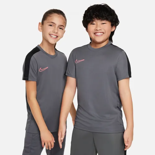 Nike Dri-FIT Academy23 Kids' Football Top - Grey - Polyester