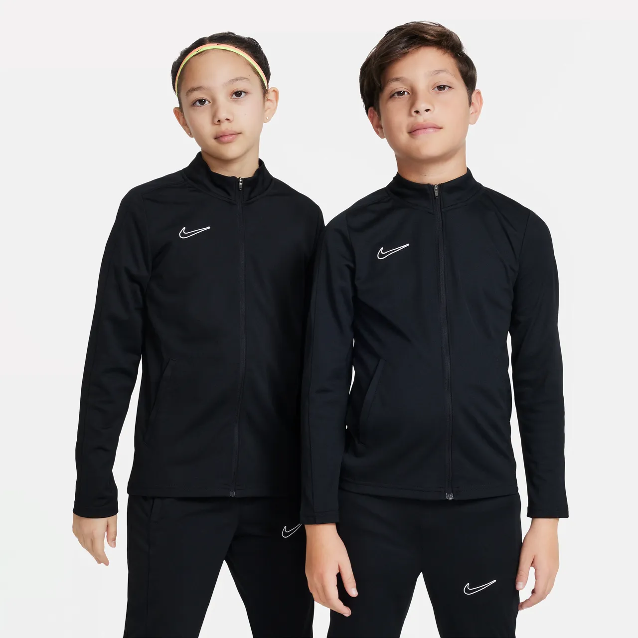 Nike Dri-FIT Academy23 Kids' Football Tracksuit - Black - Polyester